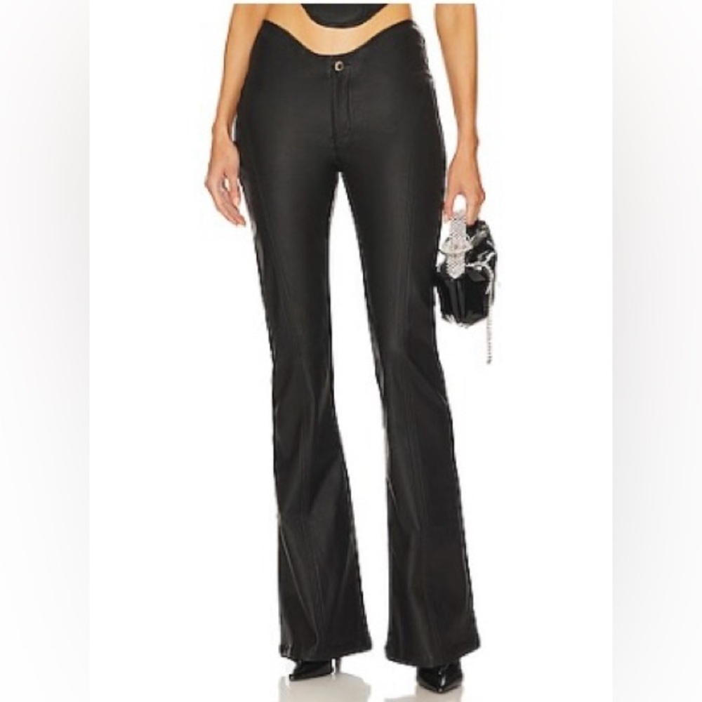 RETROFETE Wynona pant - coated leather